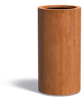 Cortenstaal plantenbak CIRCUM 50x100cm.