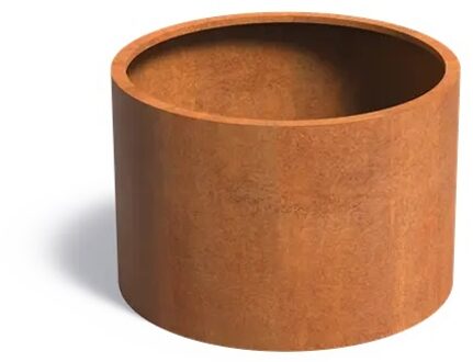 Cortenstaal plantenbak CIRCUM zonder bodem 120x80cm.