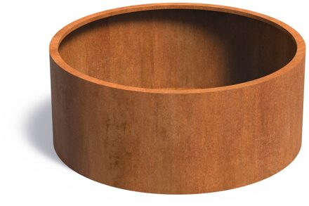 Cortenstaal plantenbak CIRCUM zonder bodem 150x60cm.