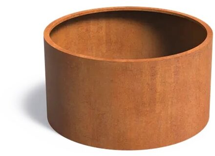 Cortenstaal plantenbak CIRCUM zonder bodem 150x80cm.