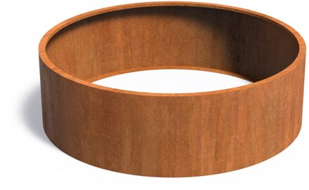 Cortenstaal plantenbak CIRCUM zonder bodem 200x60cm.