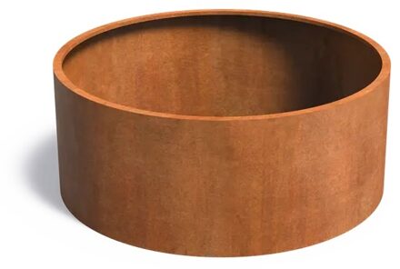 Cortenstaal plantenbak CIRCUM zonder bodem 200x80cm.
