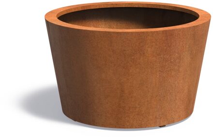 Cortenstaal plantenbak CONIC 100x60cm.