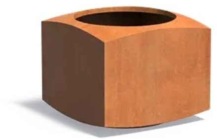 Cortenstaal plantenbak NOOA 60x60x50cm.