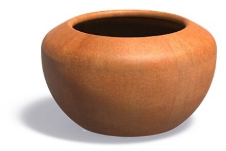 Cortenstaal plantenbak ONYX 58x33cm.