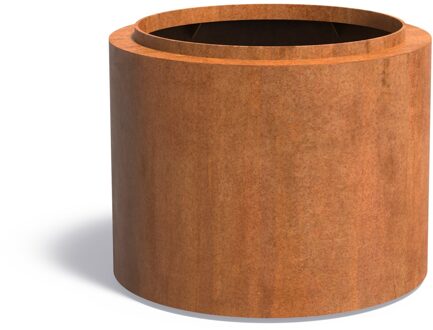 Cortenstaal plantenbak Topic 100x80cm.