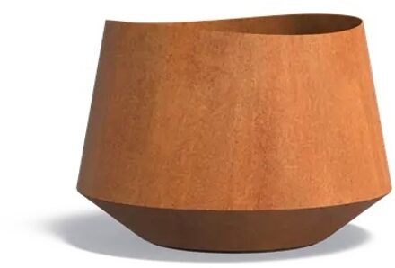 Cortenstaal plantenbak VELIS 100x70cm.