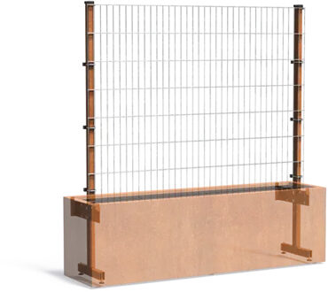 Cortenstaal TRELLIS 200x50x200cm.