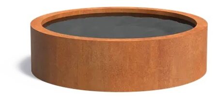 cortenstaal vijver rond 150 x 40 cm