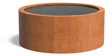 cortenstaal vijver rond 150 x 60 cm