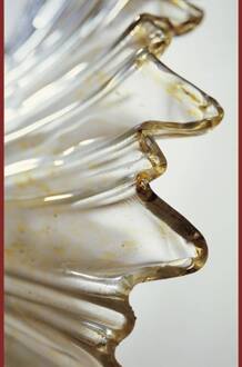 CORTINA plafondlamp, handgemaakt, 60 cm amber