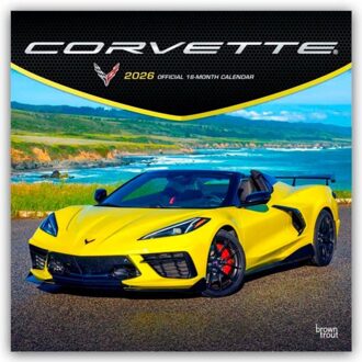 Corvette - Chevrolet Corvette 2026 - 16-Monatskalender - Browntrout Wandkalender - Browntrout Publishers