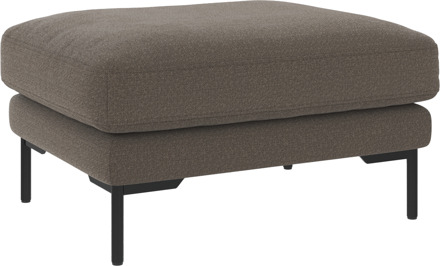 Corwin gestoffeerde hocker grijs - 84 x 45 cm