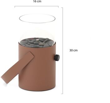 Cosi Cosiscoop Original gaslantaarn ø16cm (h:30cm) - Laagste prijsgarantie! Oranje
