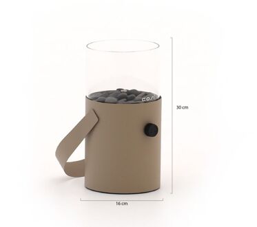 Cosi Cosiscoop Original gaslantaarn ø16cm (h:30cm) - Laagste prijsgarantie! Taupe