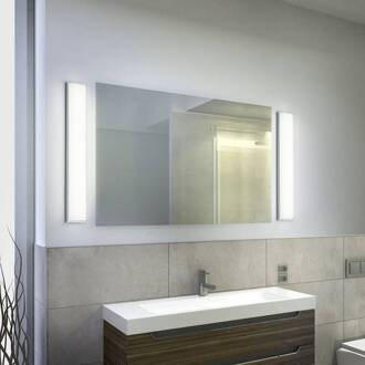 Cosi LED wandlamp chroom hoogte 61 cm chroom, wit gesatineerd