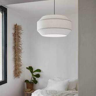 Cosiness hanglamp, Ø 68 cm, wit, stof wit, zwart