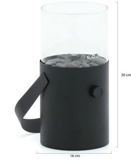 Cosiscoop Gaslantaarn Zwart