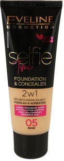 Cosmetics Selfie Time Foundation & Concealer 05 Beige 30ml.