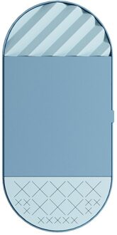 Cosmetische Magazijnstelling Lippenstift Doos Sieraden Kaptafel Lade blauw