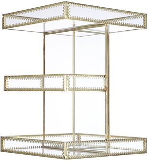 Cosmetische Opbergdoos En Sieraden Display Box Super Grote Geïntegreerde, Drie Kleine Pompen Acryl Cosmetische Sieraden Display Box