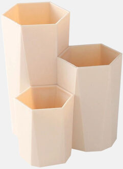 Cosmetische Opbergdoos Make Borstel Opbergrek Rooster Familie Slaapkamer Dames Schoonheid Ei Opslag Tool Tandenborstel Tandpasta Cup C licht geel