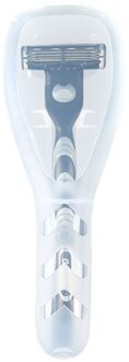 Cosmetische Organizer Plastic Opbergdoos Scheermesjes Draagbare mannen Scheermes Case Scheren Machine Container Houder Scheerapparaat Doos Reizen
