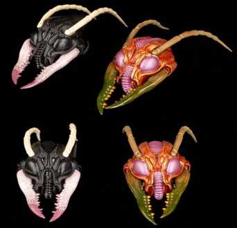 Cosmic Character Pack Action Figure Accessory Sphexxian Helmets Set