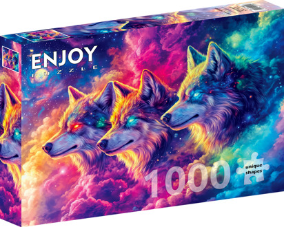 Cosmic Wolves Puzzel (1000 stukjes)