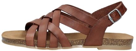cosmos Sandalen Plat Cognac - 44