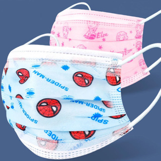 Cosplay Accessories Children Disney one piece mask boy girl Protection breathe kids face Spiderman frozen Captain America Frozen