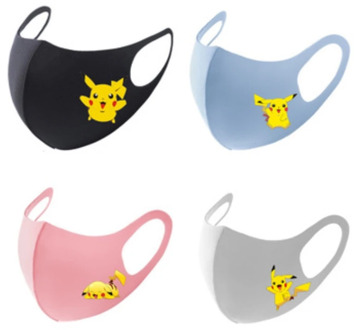 Cosplay Masks Pikachu Pokemon Mask Washable Dust-proof Pocket Pikachu Masks Christmas Gitfs Birthday Party Dress up Costume