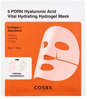 CosRx Sheet Mask Cosrx 5 PDRN Hyaluronic Acid Vital Hydrating Hydrogel Mask 1 st