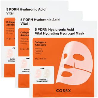 CosRx Sheet Mask Cosrx 5 PDRN Hyaluronic Acid Vital Hydrating Hydrogel Mask 3 st