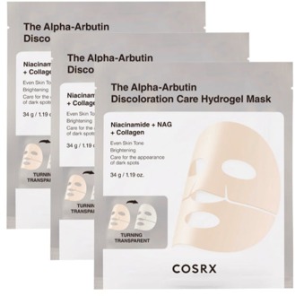 CosRx Sheet Mask Cosrx The Alpha-Arbutin Discoloration Care Hydrogel Mask 3 st