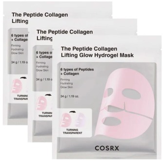 CosRx Sheet Mask Cosrx The Peptide Collagen Lifting Glow Hydrogel Mask 3 st