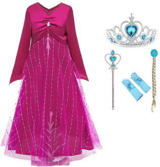 Costum Elegant Christmas Princess Vestido Children Party Wedding Girl's Dress Frany Up Winter Kids Dresses for Girls Baby Cloth