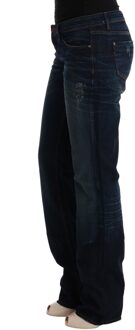 Costume National Dames Blauwe Katoen Regular Fit Denim Jeans Zwart