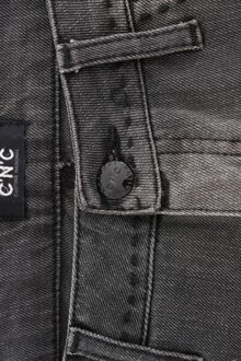 Costume National Grijze jeans met rechte pijpen voor dames Zwart - 26 (Taille)