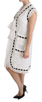 Costume National Heren sjaal in wit bedrukte bandana katoen Veelkleurig