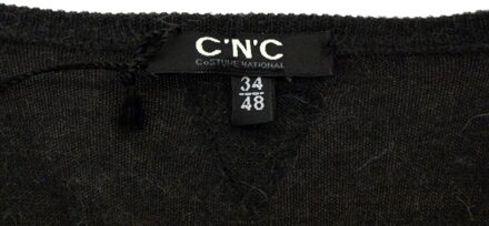 Costume National John Galliano Damestrui Groene wollen coltrui Veelkleurig