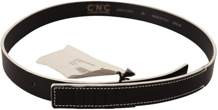 Costume National Leren Ceintuur Zwart