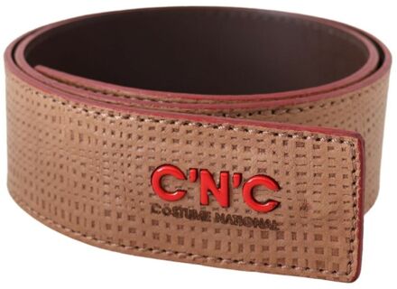 Costume National Leren Riem Bruin