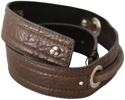 Costume National Leren Riem Bruin