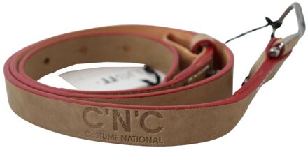 Costume National Leren Riem Casual Stijl Bruin