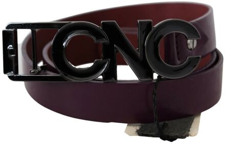 Costume National Leren Riem - maat Paars