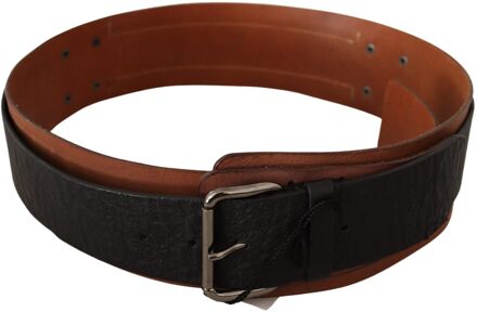 Costume National Leren Riem Zwart