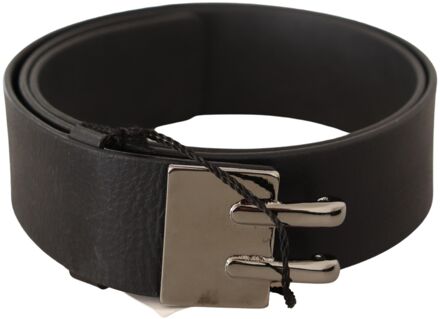 Costume National Leren Riempje Zwart - 85 cm