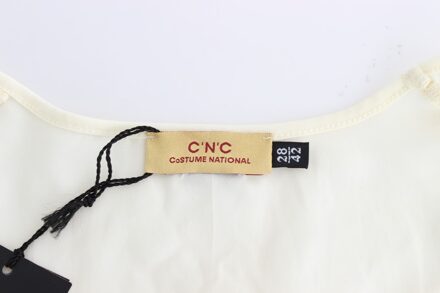 Costume National Witte modal tube jurk Veelkleurig