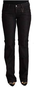 Costume National Zwarte Low Waist Skinny Denim Jeans Costume National , Black , Dames - W30,W28,W25,W27
